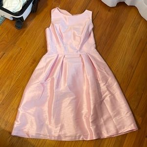 Pink chiffon cocktail dress